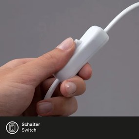 Lampă LED flexibilă de masă cu clemă Brilo TRASNA LED/7,5W/230V alb