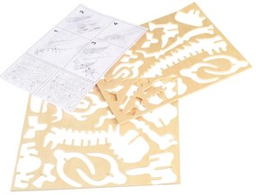 Puzzle cu dinozaur 3D din lemn Rex London Tyrannosaurus