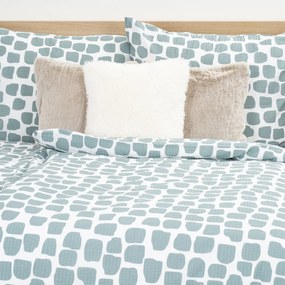 Lenjerie de pat 4Home Stone bumbac creponat, 140 x 200 cm, 70 x 90 cm