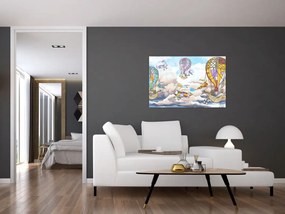 Tablou - Expediție în nori (90x60 cm)