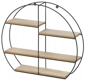 Raft, natural/negru, DESIO TYPUL 2