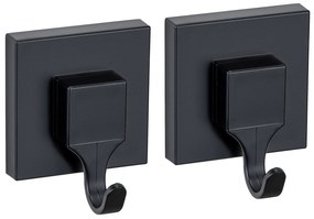 Set 2 carlige pentru prosoape QUADRO, montaj fara gaurire