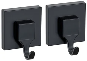 Set 2 carlige pentru prosoape QUADRO, montaj fara gaurire