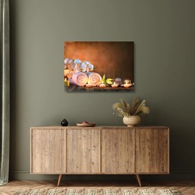 Tablou pe sticlă - Relaxare și spa (70x50 cm)