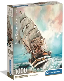 Vehicul Amerigo Vespucci Puzzle Compact cu 1000 piese Clementoni