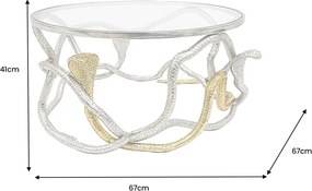 Masuta de cafea extravaganta COBRA 70cm