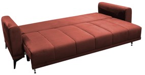 Canapea extensibilă, teracota, GRACE BIG SOFA