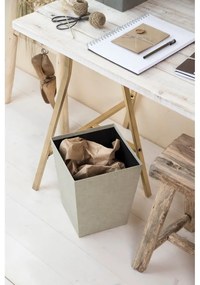 Coș de gunoi bej Sofia Canvas Paper Laminate – Bigso