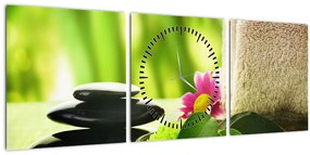 Tablou cu unelte pentru masaj (cu ceas) (90x30 cm)