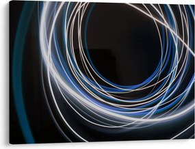Tabloul cu linii albastre (70x50 cm)