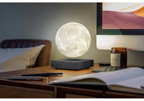 Decorațiune luminoasă neagră cu alimentare la priză ø 12 cm Moon – Gingko