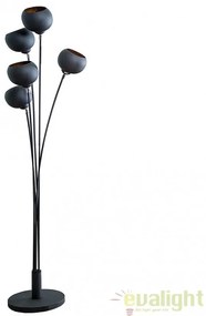Lampadar / Lampa de podea moderna Magma negru/ auriu A-37004 VC