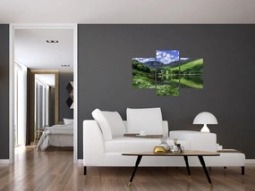 Tablou - Peisaj cu un lac (90x60 cm)