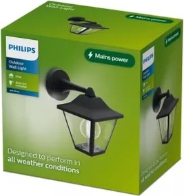 Philips - Aplică de perete pentru exterior JULI 1xE27/25W/230V IP44