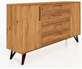 Comodă înaltă din stejar 182x100 cm Golo - The Beds