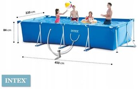 Intex set de piscină cu cadru metalic cu spinner 450x220 cm - 28274