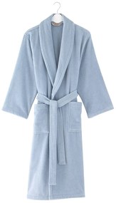 Halat de baie unisex MICRO COTTON Albastru deschis / Light blue XL