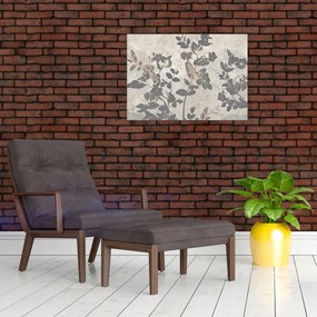 Tablou - Frunze texturate (70x50 cm)