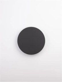 Aplica LED de perete design ambiental CYRCLE 30cm negru