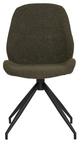 Monte Carlo scaun pivotant de luat masa ecobleather verde