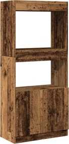vidaXL Dulap înalt, lemn vechi, 63x33x140 cm, lemn prelucrat