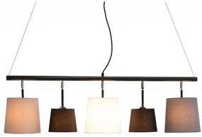Lustra eleganta cu 5 abajururi directionabile, Levels 100cm