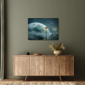 Tablou pe sticlă - Cerul la îndemână (70x50 cm)