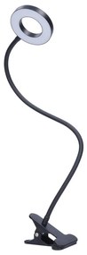 Lampa de birou cu clemă LED Solight WO66-B, reglabilă, 8W/230V, 3000/4000/5000K, negru