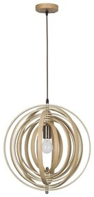 Lustra moderna decorativa design lemn natural Asco NVL-9138062