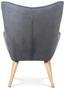 Fotoliu cu taburet GREY2, gri
