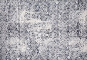 Covor SOUL CHENILLE, 75x150 cm, forma dreptunghiulara, poliester, gri,