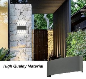 Brilagi - Aplică LED de exterior FLAREBOX LED/8W/230V antracit IP65