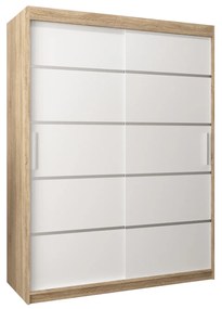 Dulap de haine 150 cm Verika 1 150 (stejar sonoma + alb). 1063709