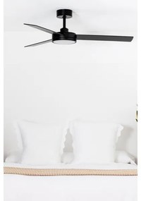 Ventilator LED de tavan FARO 34261 BARTH LED/24W/230V negru + telecomandă