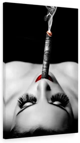 Tablou canvas Smoking Money - 90x60 cm 90x60 cm