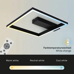Lustră LED RGBW dimabilă aplicată FRAME LED/18W/230V 2700-6500K Brilo + telecomandă