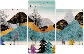 Tablou fgrafic cu cebi (90x60 cm)