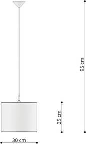 Lustră pentru copii albă Puss – Sollux