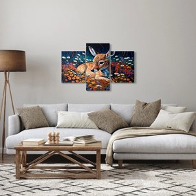 Tablou - Cerb pictat (90x60 cm)