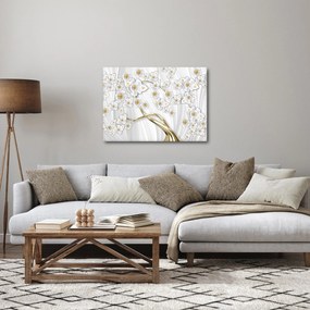 Tablou - Copac cu decor auriu (70x50 cm)