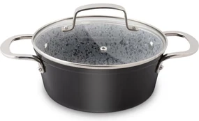 Lamart LT1252 cratiță cu capac Granit, diametru 18cm
