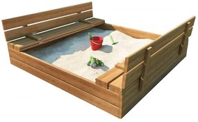 Cutie impregnată de nisip cu bănci 140cm