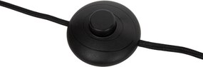 Lampă de podea Japandi Bej cu abajur taupe și interior auriu 50 cm - Simplo