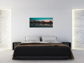 Tablou cu oraș mare (120x50 cm)