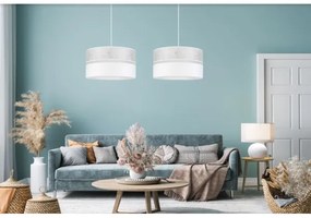 Lustră pe cablu LIMA 1xE27/60W/230V albă