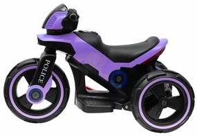 Motocicletă electrică Baby Mix Baby Police, mov