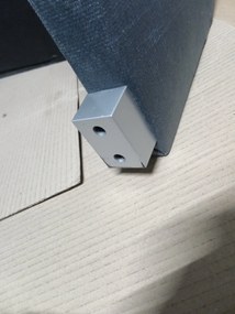 OFERTA Canapea coltar extensibila ZENOVA 220x140 cm, gri inchis, reversibila, calitatea II