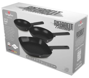 Set tigai antiaderente Anthracite Berlinger Haus BH 8139, inductie, curatare usoara