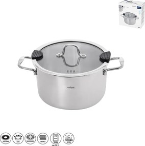 Cratiță cu capac din oțel inoxidabil 4,3 l Venice – Orion