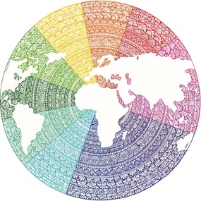PUZZLE CERC MANDALA, 500 PIESE - RAVENSBURGER (RVSPA17168)